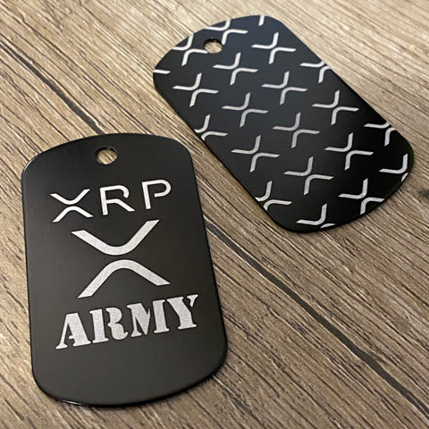 XRP Army Dog Tag - Black Edition