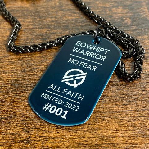 EQWHIPT Warrior - Stainless Steel Sublimated Dog Tag