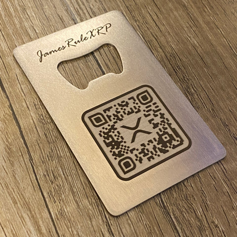 JamesRuleXRP - Bottle Opener Card